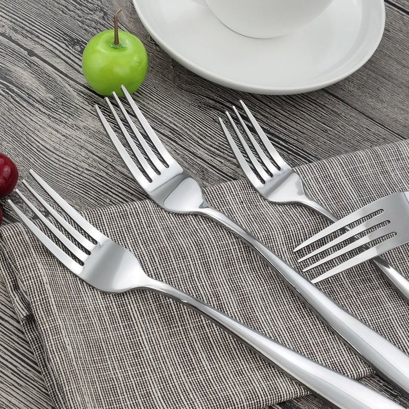 HOMMP 16-Piece Stainless Steel Dinner Forks, 8.27-INCH - Image 5